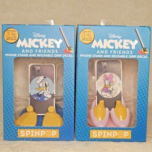 Spinpop Donald Daisy Duck Disney Phone Stand Reusable Cell Grip Decal Feet